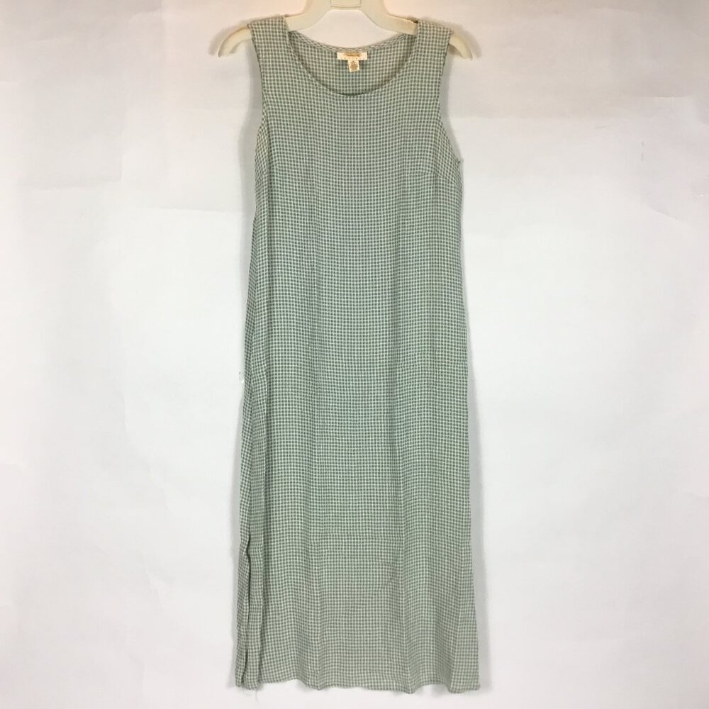 (PO) Talbots petites, Wht & Grn Dress